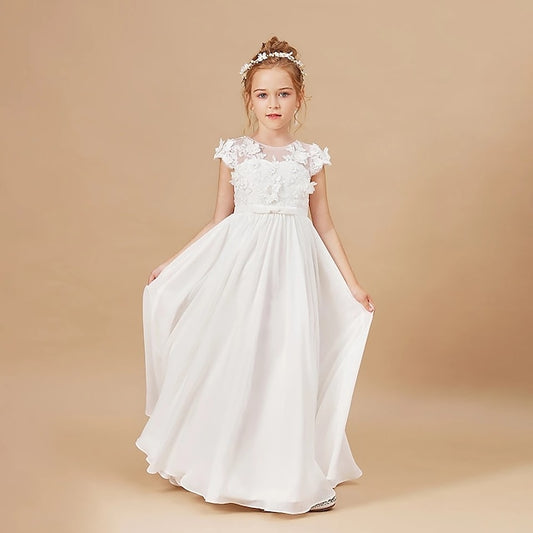 Girl Flower Communion Princess Dress Girls' First