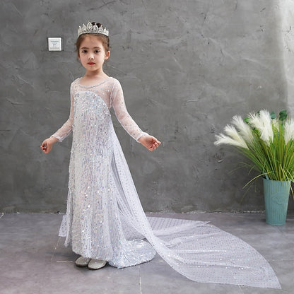 Elsa Girl Dress Princess Flower Girls' Movie Frozen