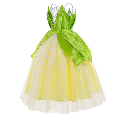 Theme Fairytale Dress Tinker Bell Girl Flower Tiana Princess