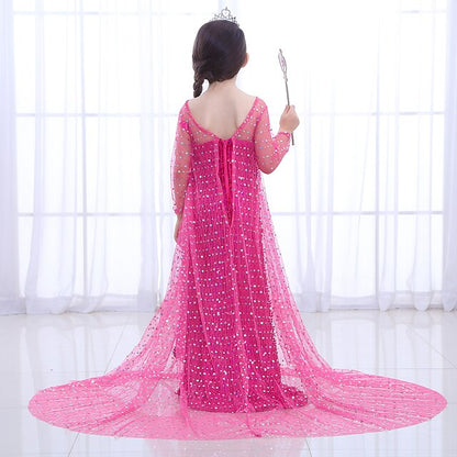 Elsa Girl Dress Princess Flower Girls' Movie Frozen