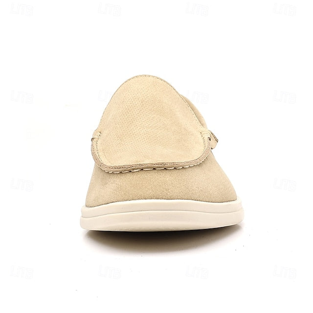 Slip-On Men's Loafers Casual Breathable Faux Blue – Light