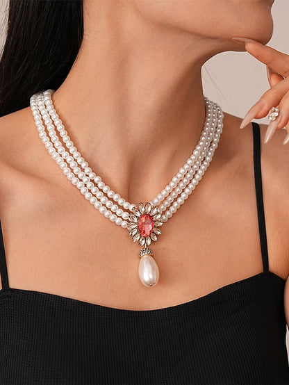 with Women's Jewelry Earrings Set Pearl