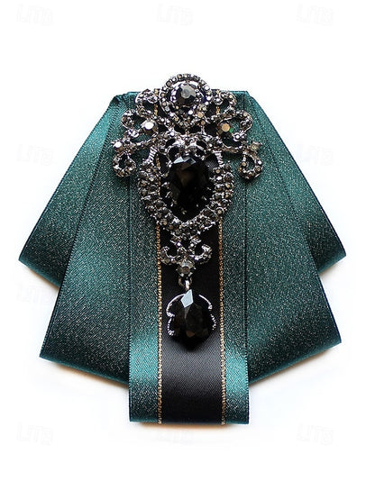 Diamond-Accent Bow - Tie Christmas Satin Men's Elegant