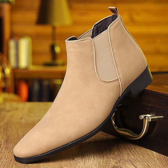 Boots Casual Business Ankle Chelsea Boots- Men's for