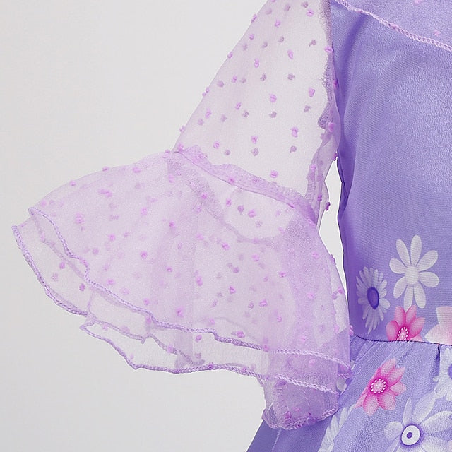 Fairytale Girl Dress Princess Flower Isabela Madrigal Encanto