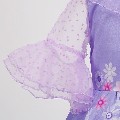 Fairytale Dress Princess Girl Encanto Madrigal Isabela Flower
