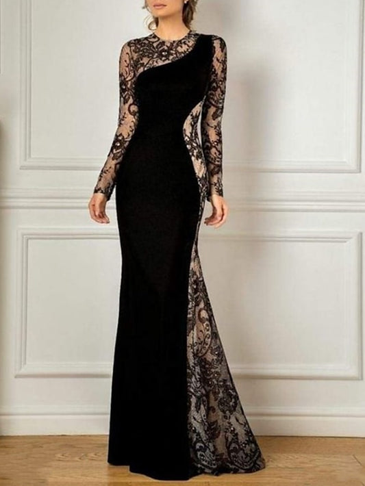 Guest Mermaid Mother Bride Dress Wedding Formal of the Evening