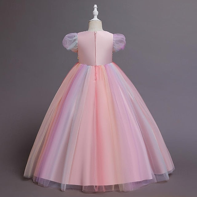 Flower Dress Sequin Party Girls' Girl Kids