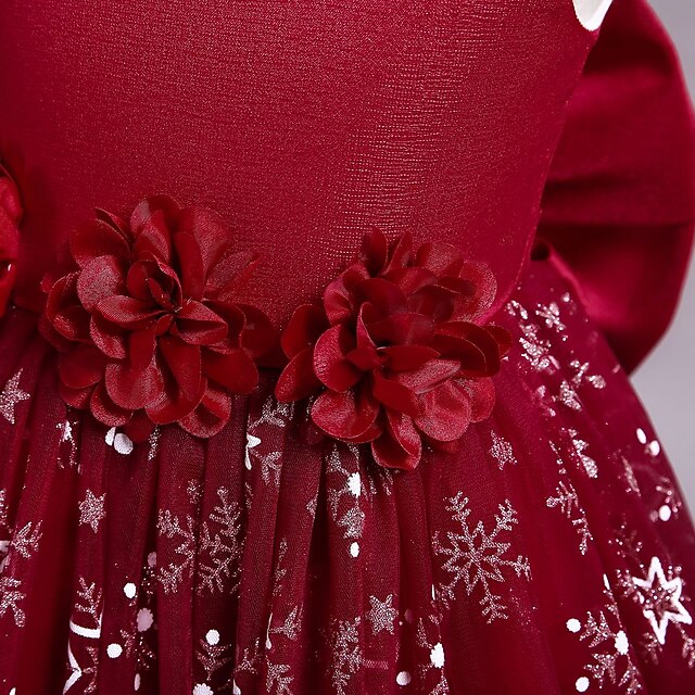A Flower Kids Wedding Girls' Dress Little Party Line