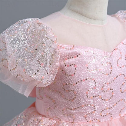 Girls' Performance Wedding Party Dress Flower Girl