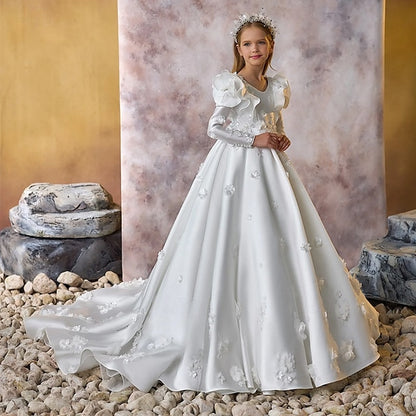 Girls' Flower Girl Dress Formal Communion First