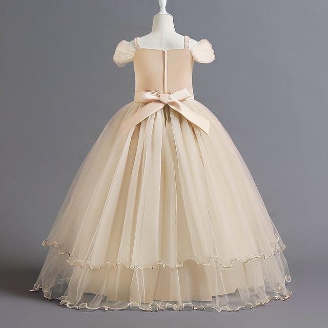 Girls' Party Girl Kids Dress Flower