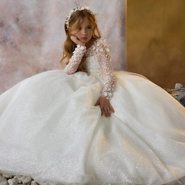 Girl Flower First Girls' Dress Party Communion