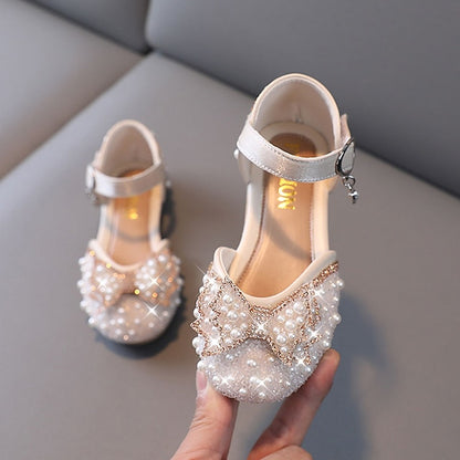 Lolita Flats PU Daily Dress Rubber Shoes Glitters Girls'