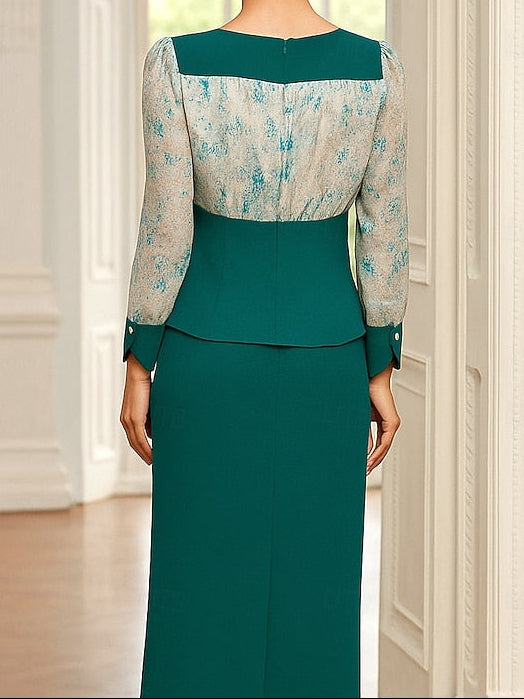 Elegant Bride the Mother Sets Formal Dress Piece of Two