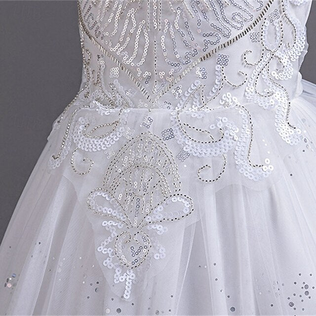 Kid's Girls' Princess Girl Flower Dress