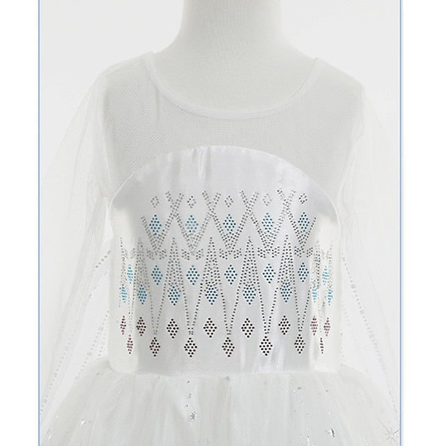 Flower Fairytale Girl Dress Princess Frozen Vacation Elsa