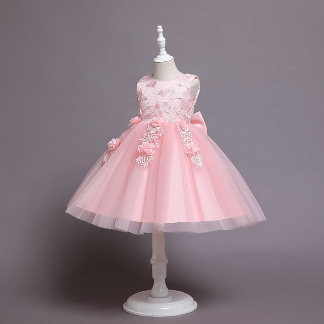 Party Girl Girls' Dress Flower Wedding