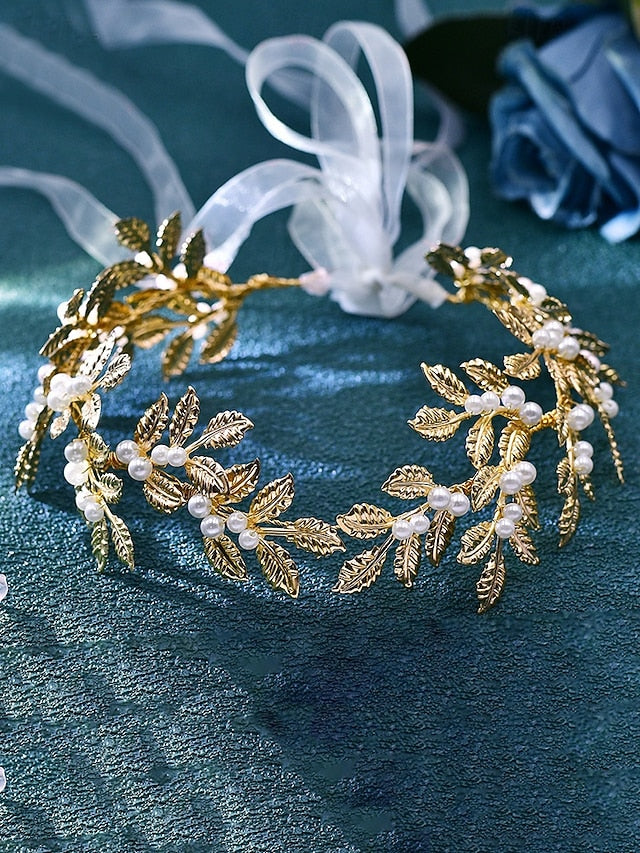 Belt Pearl Leaf Gold – Accents Elegant with Bridal