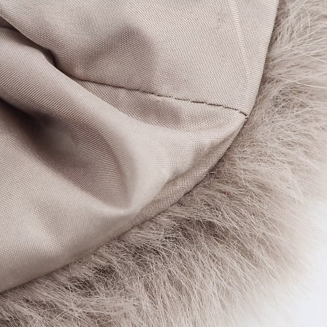 Pocket Warm Coat Comfortable Fur Faux Women's Buttons