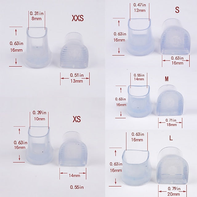 High Protectors Stiletto for Heel Anti-Slip Clear Women –