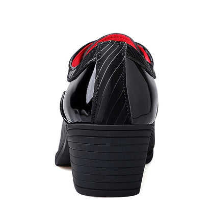 Stylish Lace-Up Formal – Shoes Men's Leather Patent