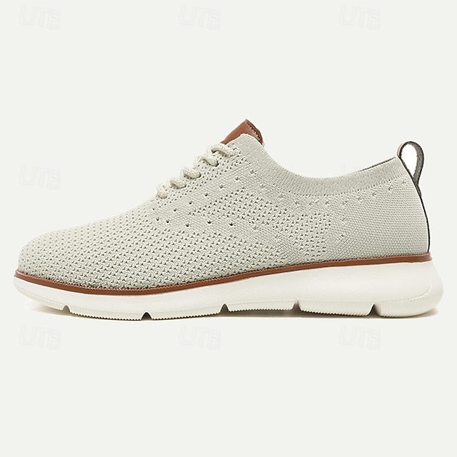 Men's Lightweight Breathable Knit Sneakers - Casual