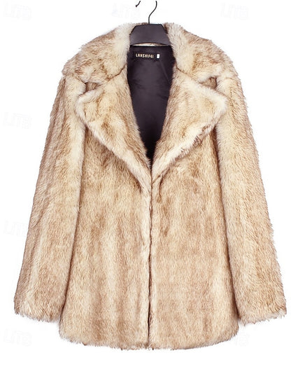 Warm Coat Comfortable Fur Faux Furs Women's