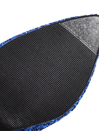 Women's Heel Boots High Red Ankle Sparkly – Glitter