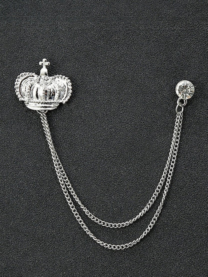 Collar Christmas Alloy – Pins Reindeer Elegant Men's