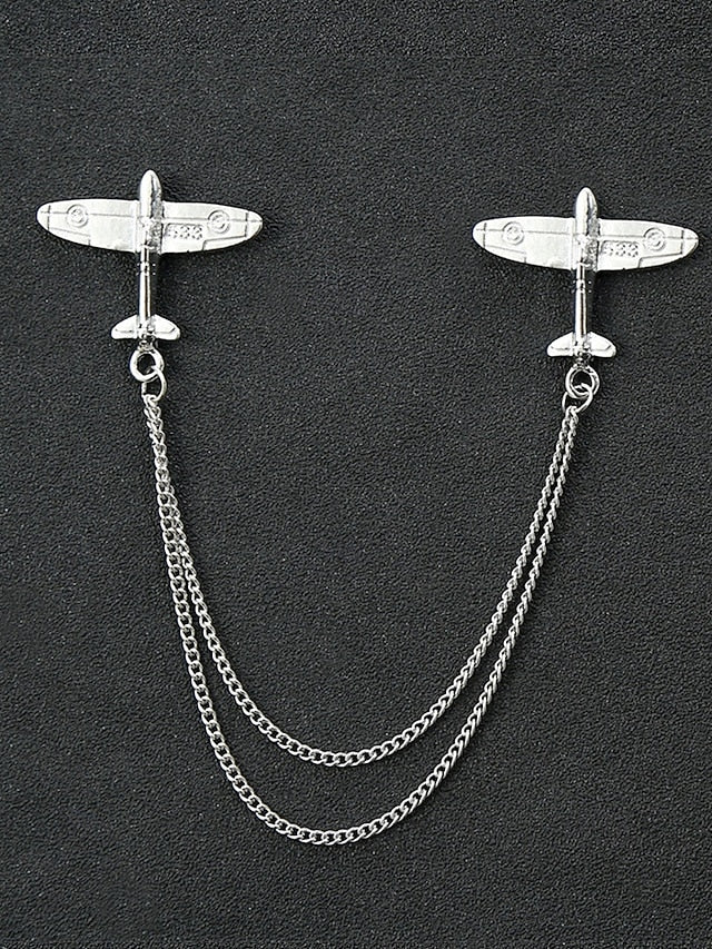 Collar Christmas Alloy – Pins Reindeer Elegant Men's