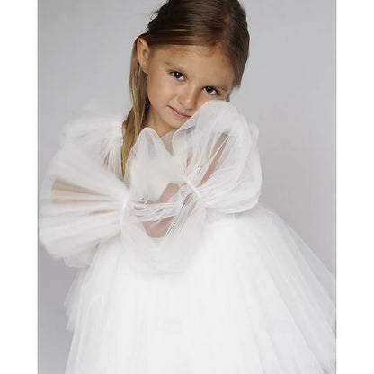 Kid's Princess Girls' Girl Dress Flower