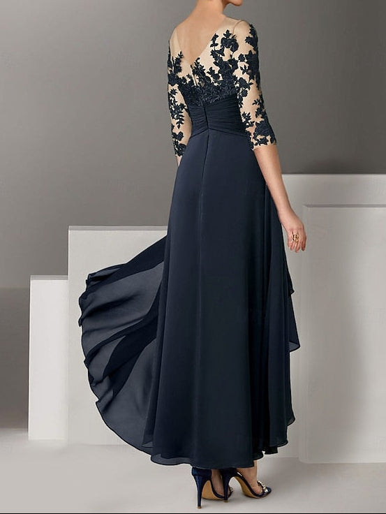 A-Line Guest Dress Elegant Dresses Asymmetrical Wedding Cocktail