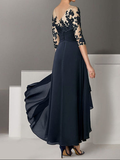 A-Line Guest Dress Elegant Dresses Asymmetrical Wedding Cocktail