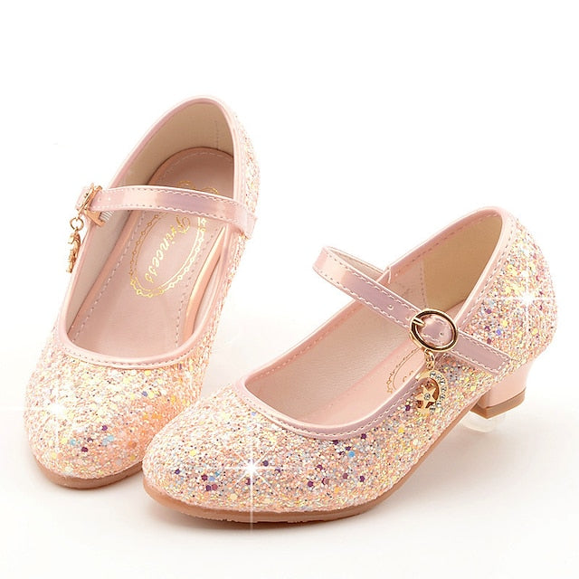 Jane Sparkly Girls' Heel Low Mary - Glitter Shoes