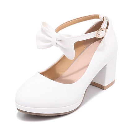 White Girls' Weddings - Shoes Jane Perfect Mary Bow for