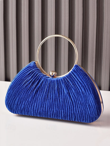 Red Party Christmas Elegant Velvet Women's – Handbag