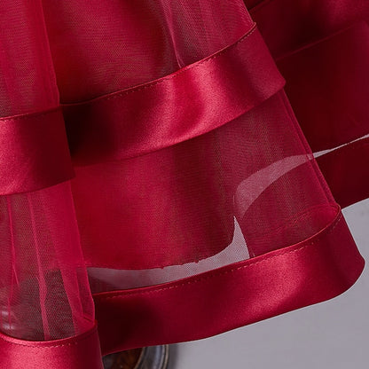 Party Sequin Wedding Kids Festival Girls' Sleeveless Dress