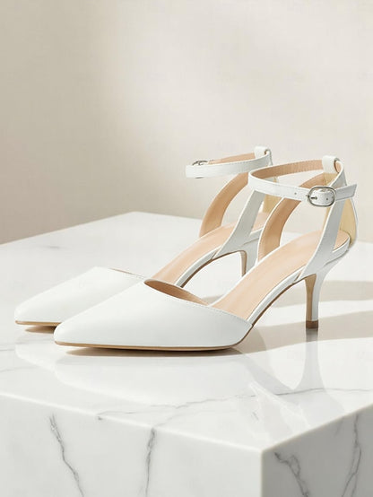 Ankle Heels Glitter Women's Gold Strap