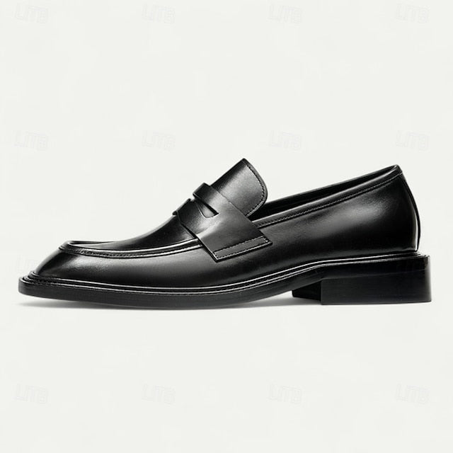 Men's Formal Leather Shoes in Brown and Tan with Wingtip
