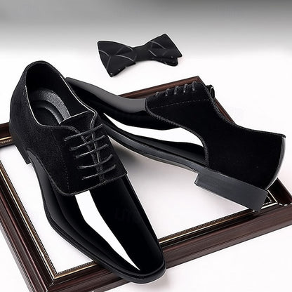 Shoes with Oxford Navy Men's Leather Blue Patent