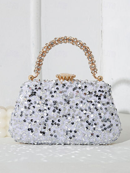 – Women's Bag Evening Embellished Sequin Vintage Clutch