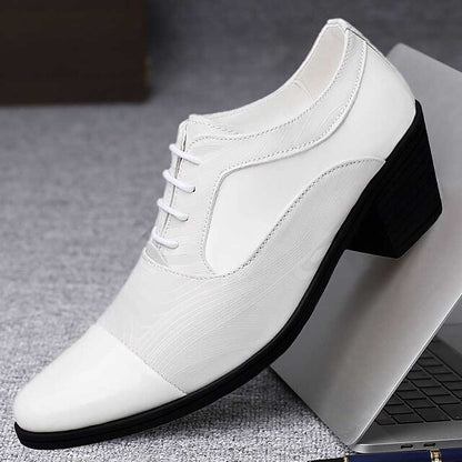 Stylish Lace-Up Formal – Shoes Men's Leather Patent