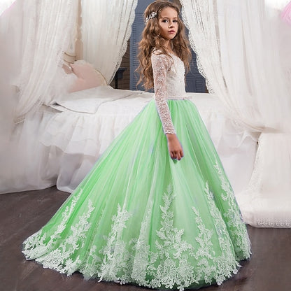 Kid's Dress Princess Girls' Girl Flower