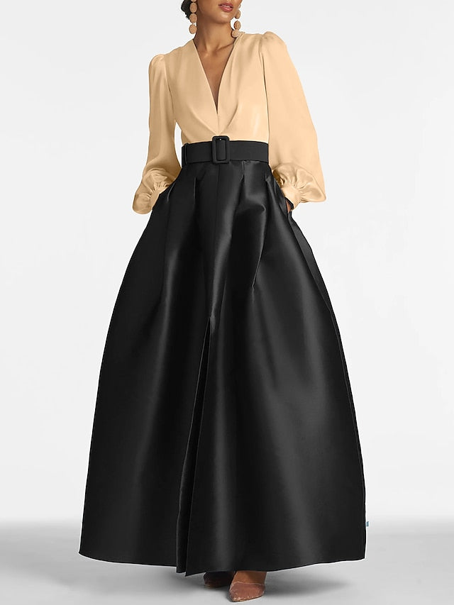 Split Evening Guest High Formal Gown Dress A-Line Wedding Floor