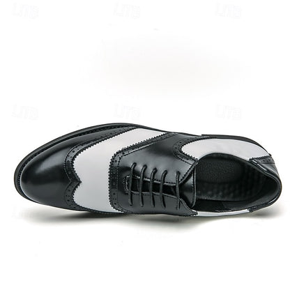 White Men's in Wingtip Oxford Shoes and Two-Tone Brogue