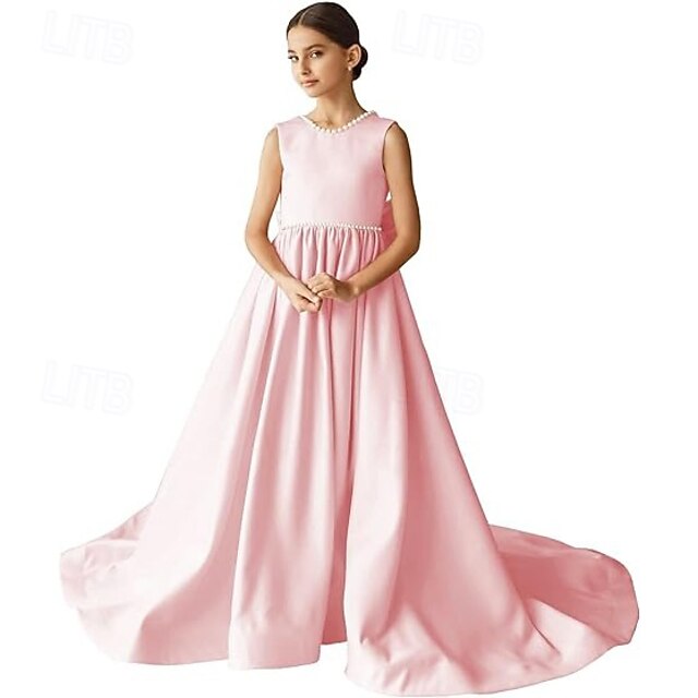 Dress Communion Girl Party Flower First Girls'