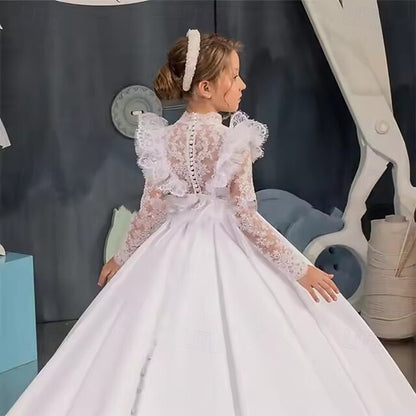 Girls' Flower First Party Communion Girl Dress