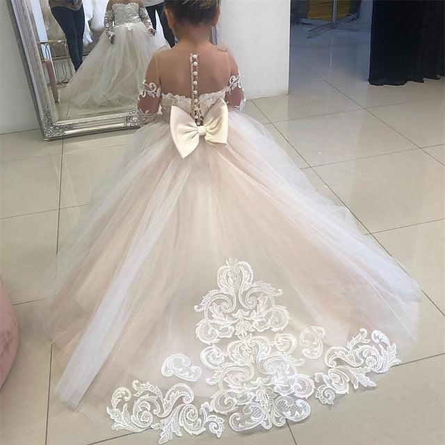 Girl Kid's Princess Flower Girls' Dress