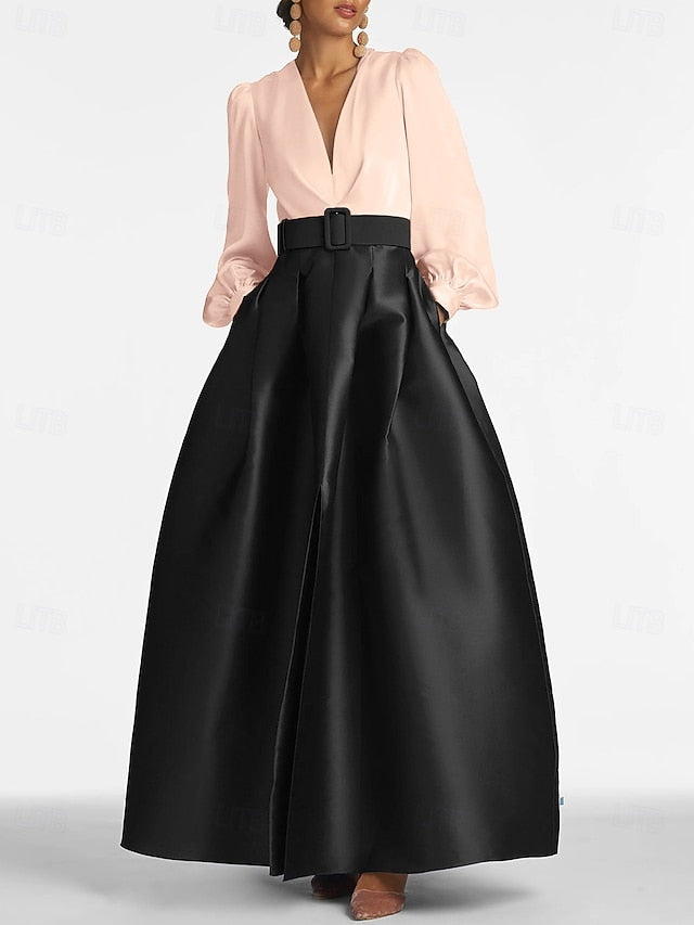 Split Evening Guest High Formal Gown Dress A-Line Wedding Floor